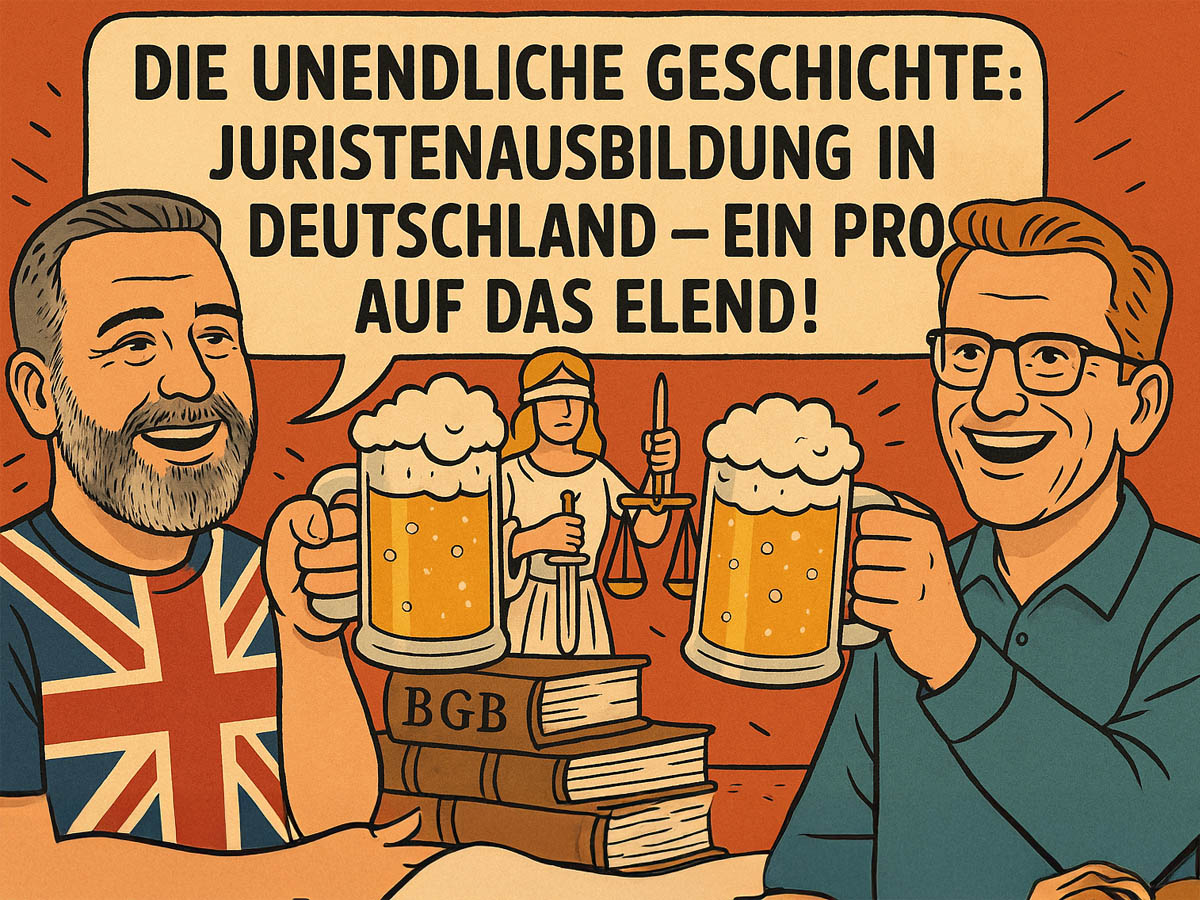 Die unendliche Geschichte: Juristenausbildung in Deutschland – Ein Prosit auf das Elend!